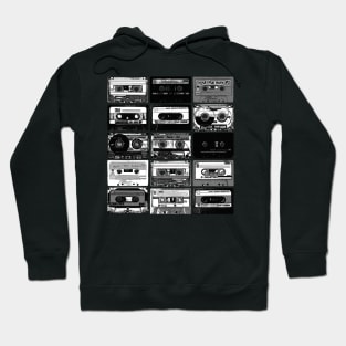 Cassette Tapes - Retro 80's 90's Analog Vinyl Music Hoodie